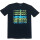 Remera Word Negro/Amarillo/Celeste