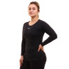 Remera Manga Larga Mujer Fila Negro