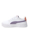 Championes Infantiles Puma Carina 2.0 Blanco - Lila - Rojo