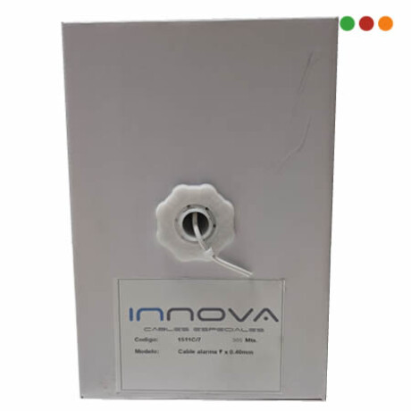 Cable 7 x 0,40mm Blanco 100% COBRE 305 Mts 1511C/7 - INNOVA Cable 7 X 0,40mm Blanco 100% Cobre 305 Mts 1511c/7 - Innova