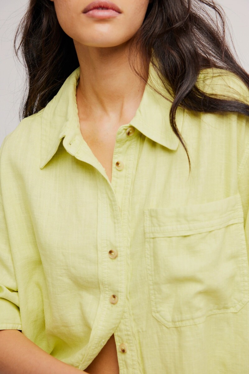 BLUSA LINEN LAUREL Amarillo