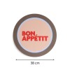 Set x2 manteles individuales circulares de PVC Bon Appetit Set x2 manteles individuales circulares de PVC Bon Appetit
