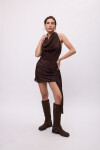 Falda Burgo Marron
