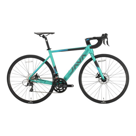 Java - Bicicleta de Ruta Ronda - 700C. 18 Velocidades, Talle 48. Color Verde. 001