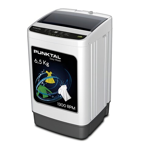 Lavarropas Punktal Carga Superior 6,5 Kg 1300 Rpm Color Blanco Lavarropas Punktal Carga Superior 6,5 Kg 1300 Rpm Color Blanco