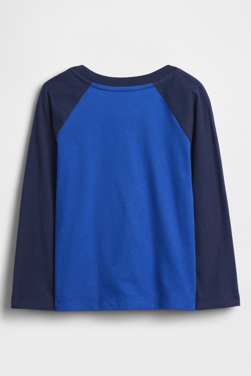 Remera Logo Gap Toddler Niño Royal Gem