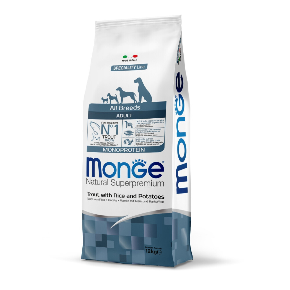 MONGE MONOPROTEÍNA ALL BREEDS ADULT DUCK 2.5 KG MONGE MONOPROTEÍNA ALL BREEDS ADULT DUCK 2.5 KG