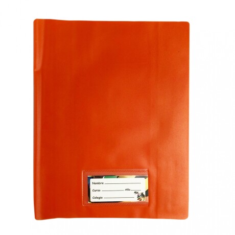 Forro PVC Cuaderno Chico x25 Naranja