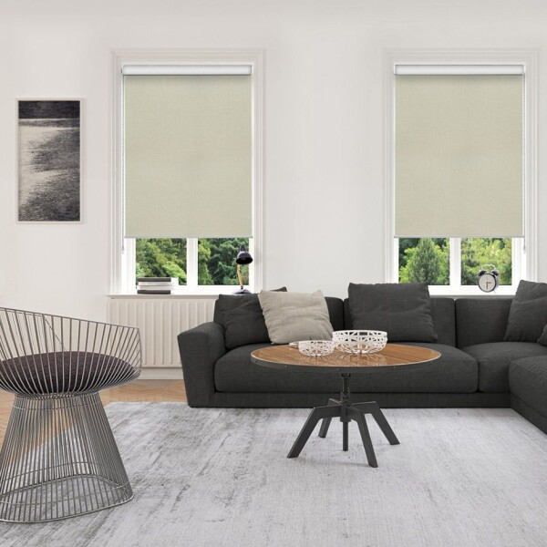 Cortina Blackout Texturada 100% opaca roller 1.00x2.00m Beige