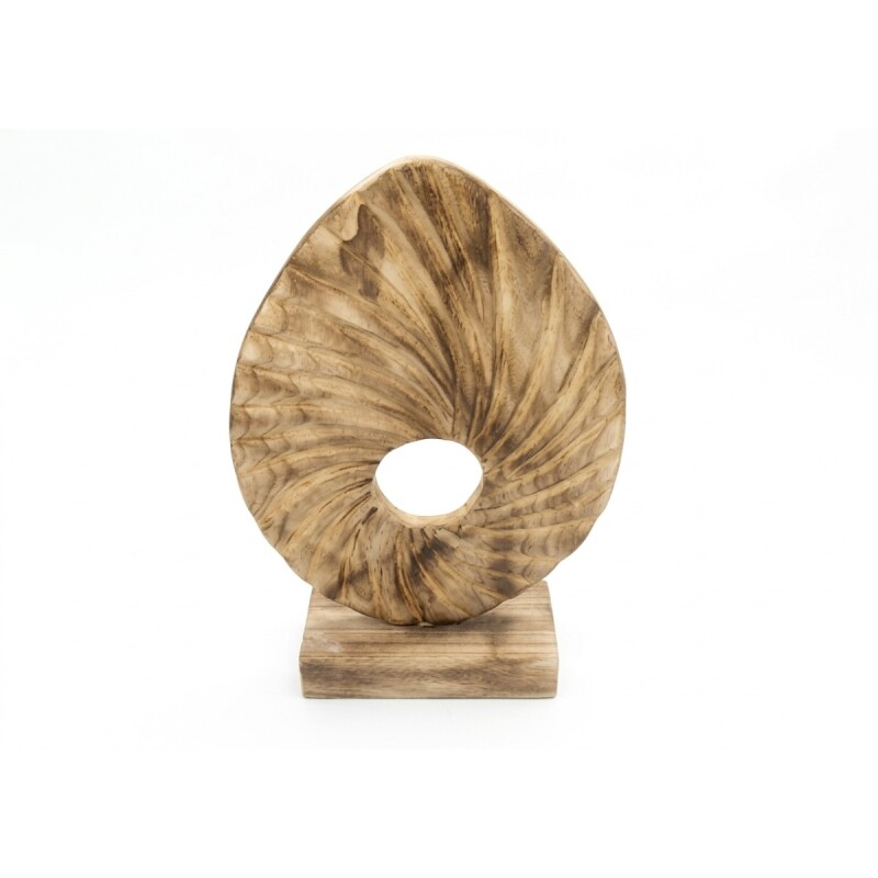 FIGURA DEC BEIGE COMB 45X20CM Unica