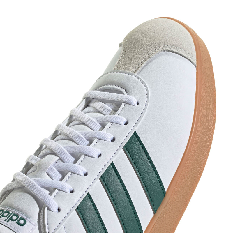 Championes de Hombre Adidas VL Court Base Blanco - Verde - Gris