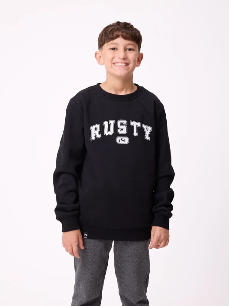 BUZO RUSTY KENSTOP TEEN - NEGRO 