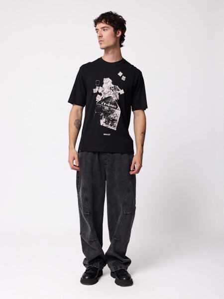 T-SHIRT DIXIE BARYN NEGRO