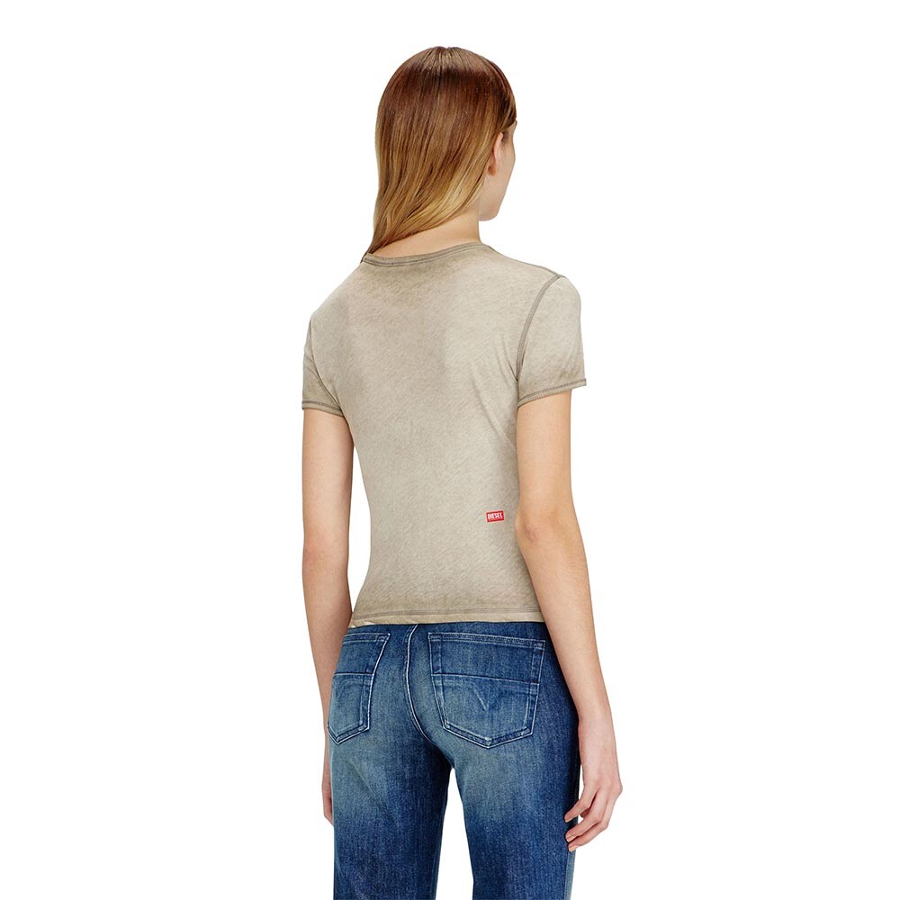 Camiseta Para Mujer T-Uncuties-Long-Aa2 Beige
