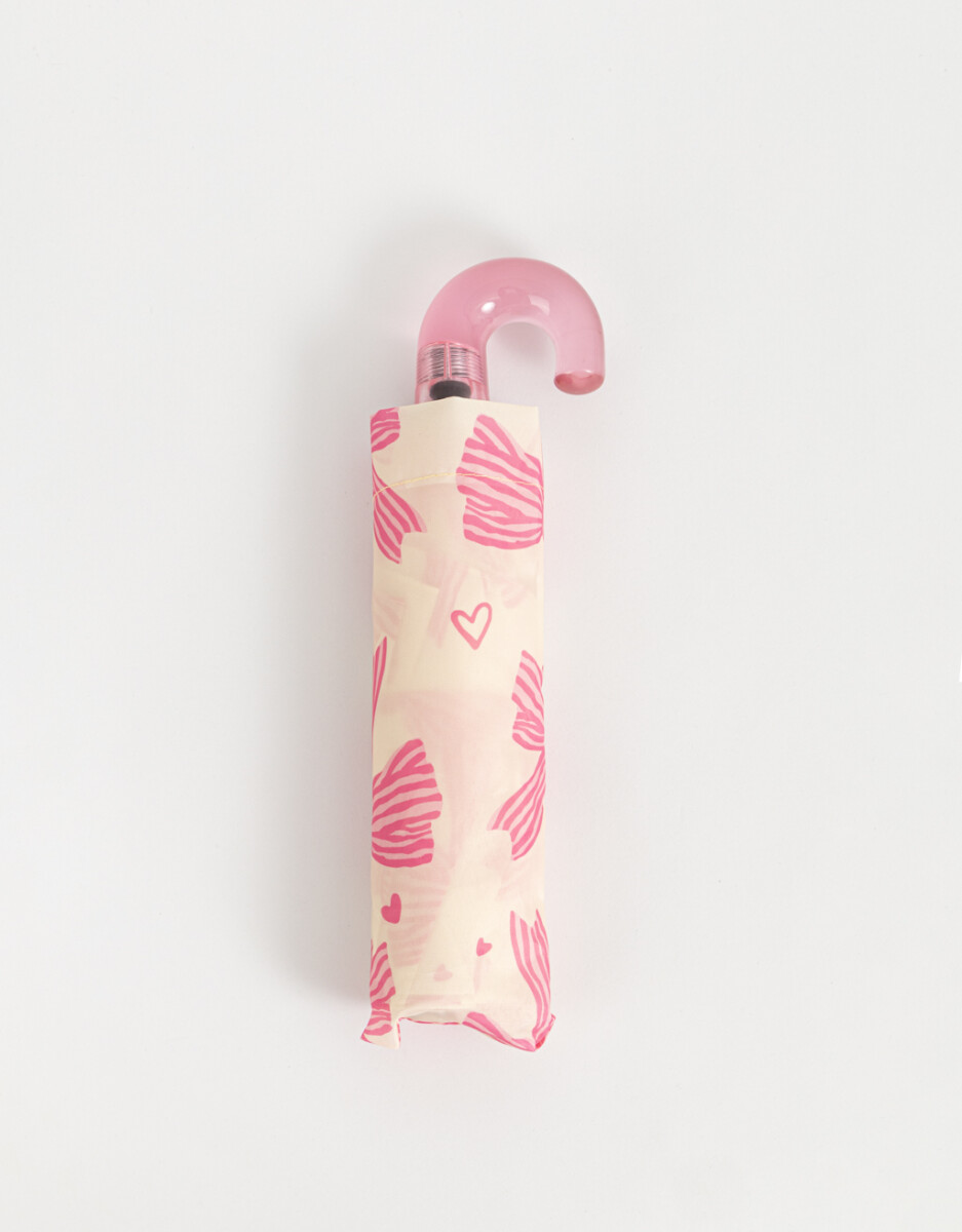 Paraguas Corto Estampado 