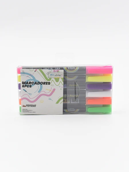 MARCADORES x 6 MULTICOLOR