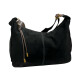 Cartera agamuzada Gillian Negro