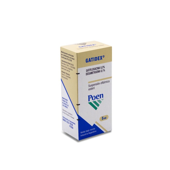 GATIDEX SUSP. OFTALM. FR. X 5 ML. única