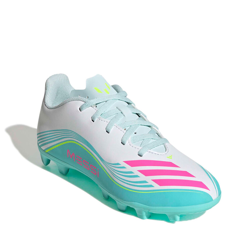 Championes de Niños Adidas F50 Messi Club Fg/Mg Blanco - Verde