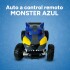 Auto A Control Remoto Recargable Monster Todo Terrreno Atrix Color Azul