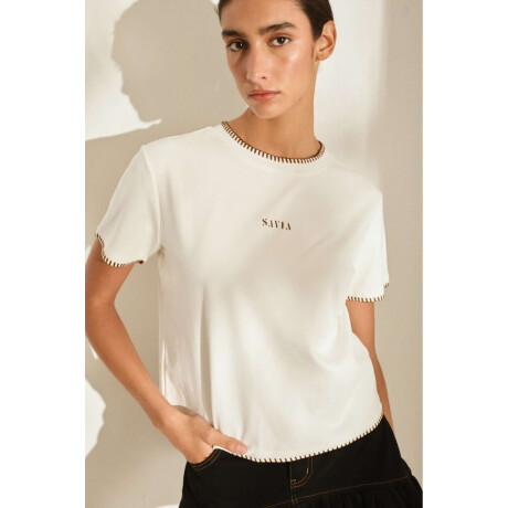 Tshirt Savia Cute Crudo Y Chocolate