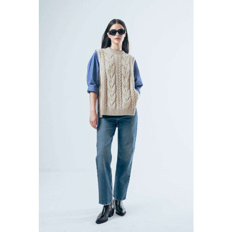 Chaleco Trensi Off White