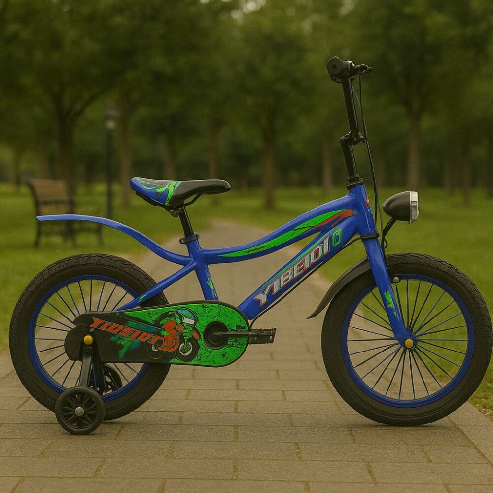 Bicicleta Fly Rodado 20 Rueditas Timbre Y Luz Azul