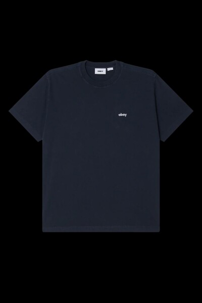 LOWERCASE PIGMENT TEE SS Azul