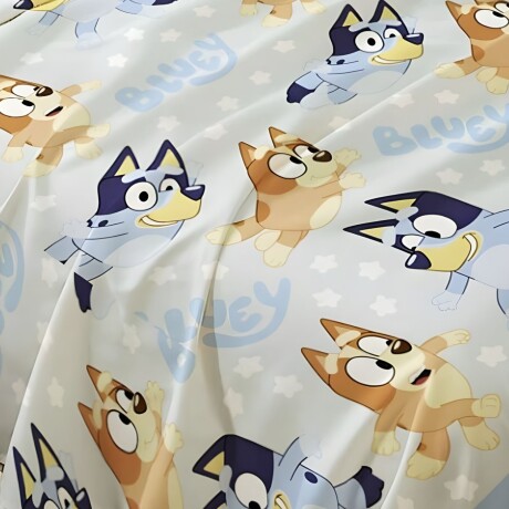 Juego de Sábanas Bluey Infantil 1 plaza Bluey