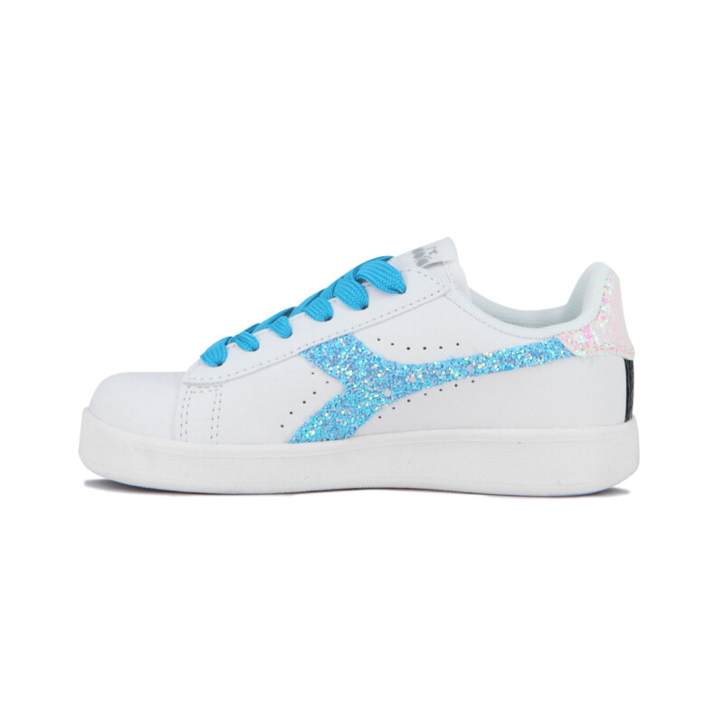Diadora KNOCK ON Lifestyle Niños Blanco-Turquesa Blanco-Turquesa
