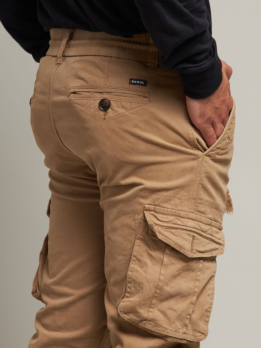 PANTALON CARGO WALDORF DIXIE Kaki