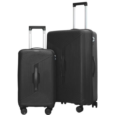 Set 2 Valijas Viaje Expert 21 Carry On + 29 Rígidas Negro