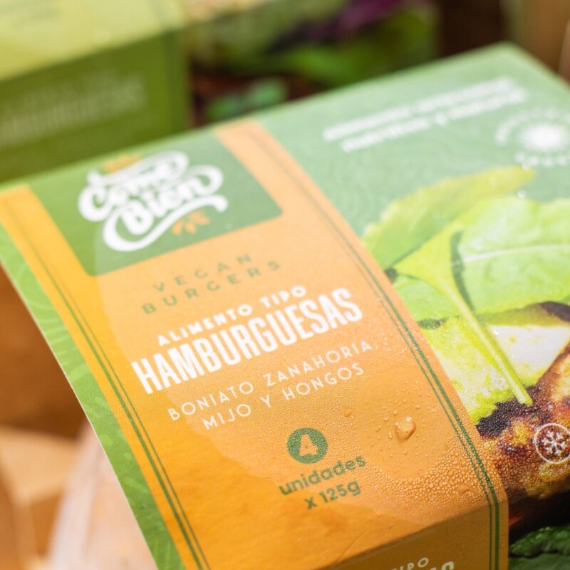 HAMBURGUESAS DE BONIATO, ZANAHORIA, MIJO Y HONGOS X 4 HAMBURGUESAS DE BONIATO, ZANAHORIA, MIJO Y HONGOS X 4