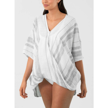 Poncho toscana Blanco