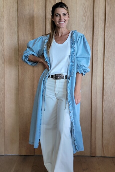 Kimono Almeja Denim Celeste