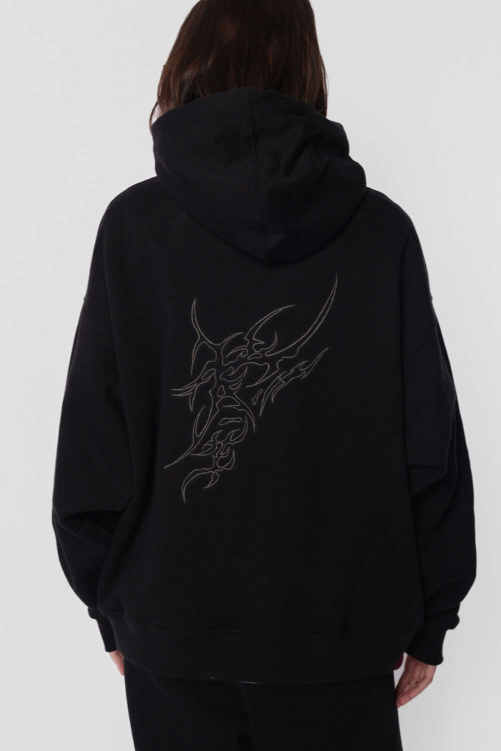 Buzo Oversize Unlit Negro