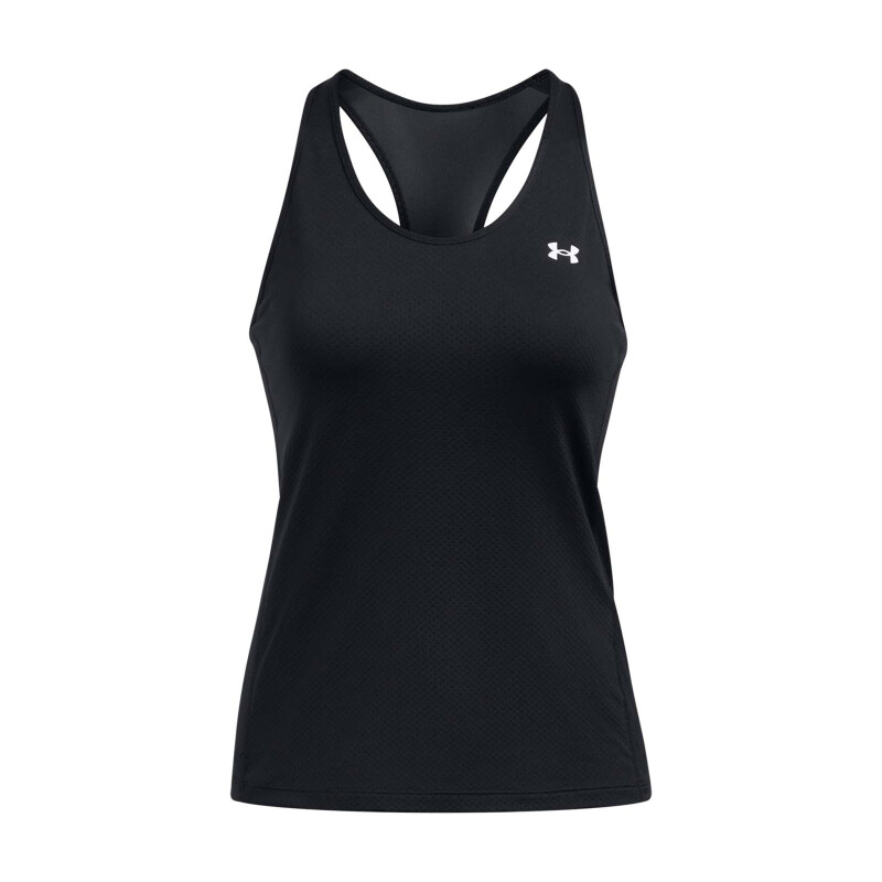 Musculosa Under Armour Tech Mesh Racer de Mujer - 1328962-002 Blanco-negro