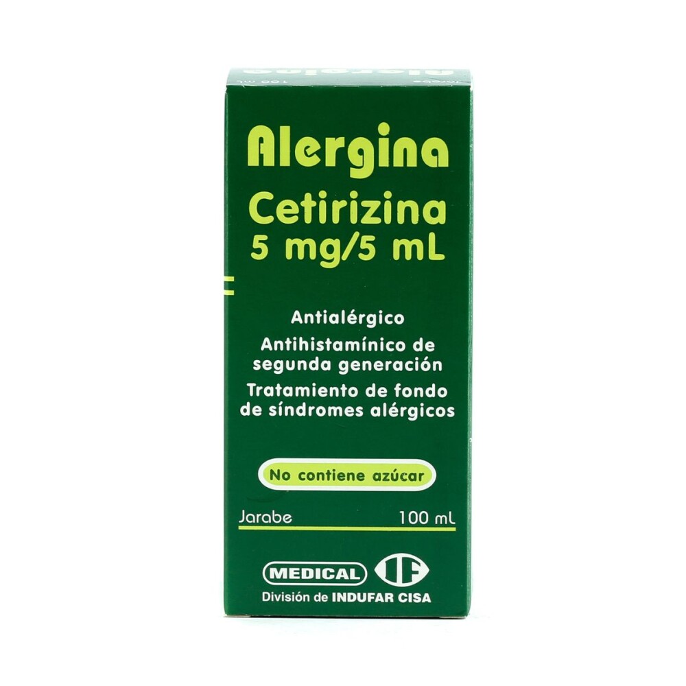 ALERGINA JARABE FRASCO X 100 ML. única
