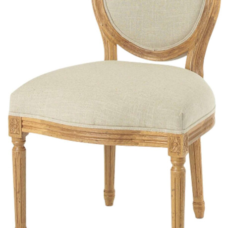 Silla de Roble y Lino Otto