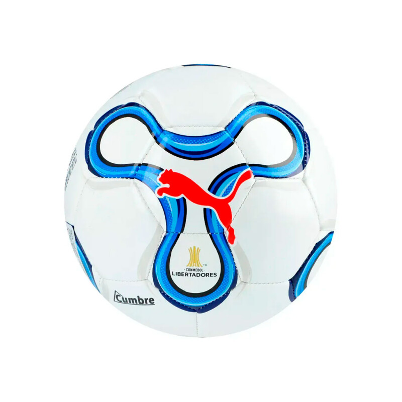 PUMA Pelota Futbol Cumbre Conmebol Libert.Mini ball Blanco-Multicolor