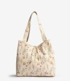 Shopper Con Bolso Estampado Flores