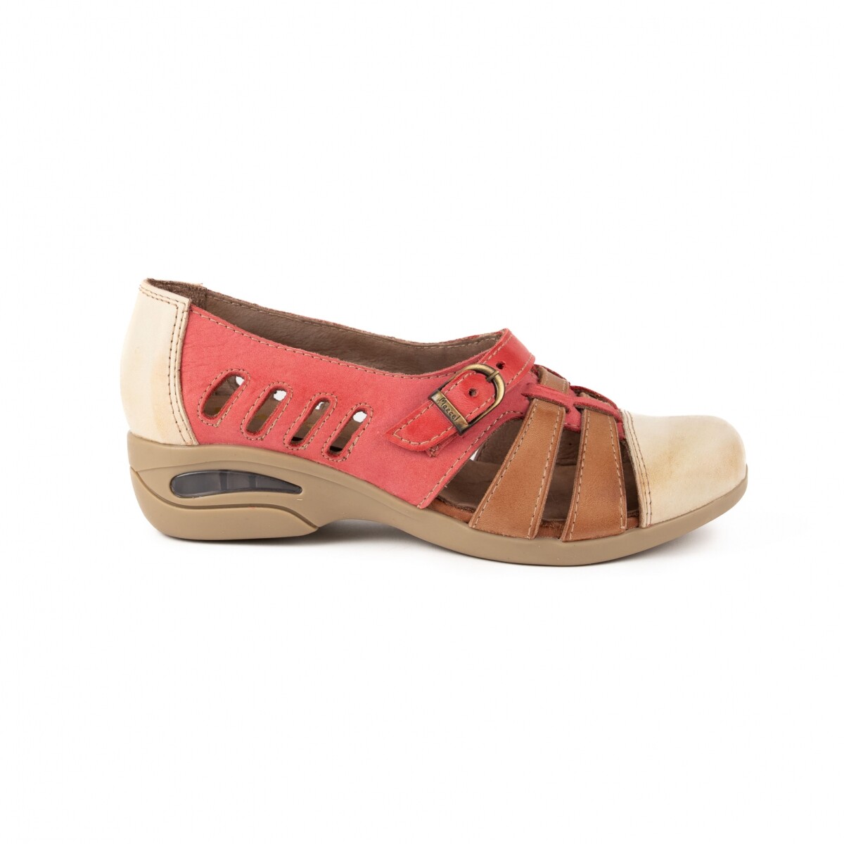 ZAPATO BURBUJA - Rojo Combinado 