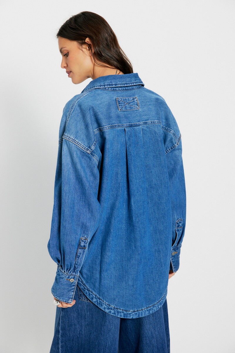 CAMISA DENIM ASHLEY Azul