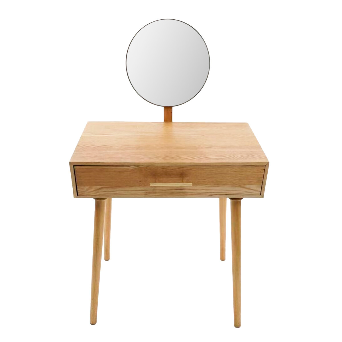 Comoda toilette de madera con espejo y cajon 