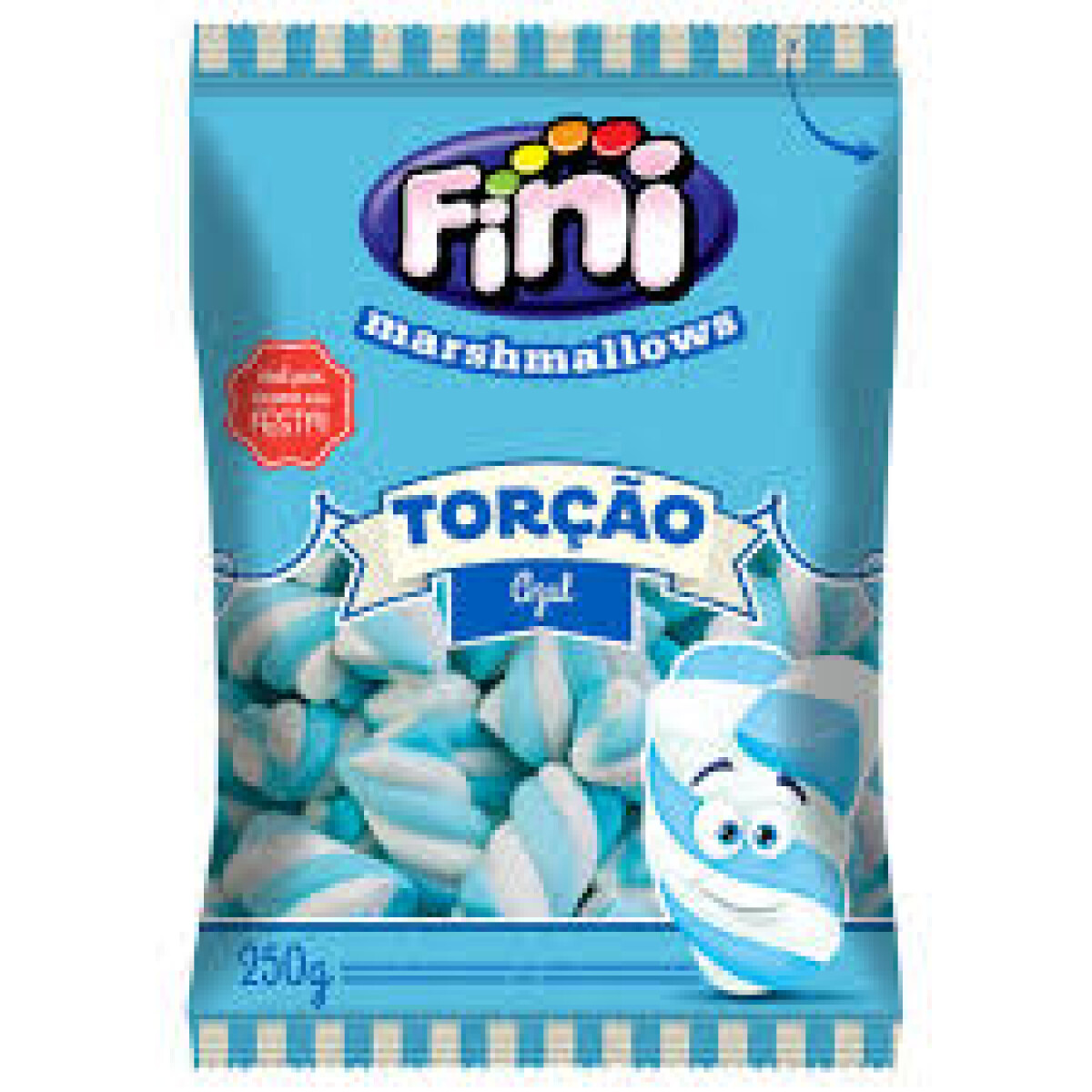 Marshmallow Fini 250 Grs - Torcido Celeste 