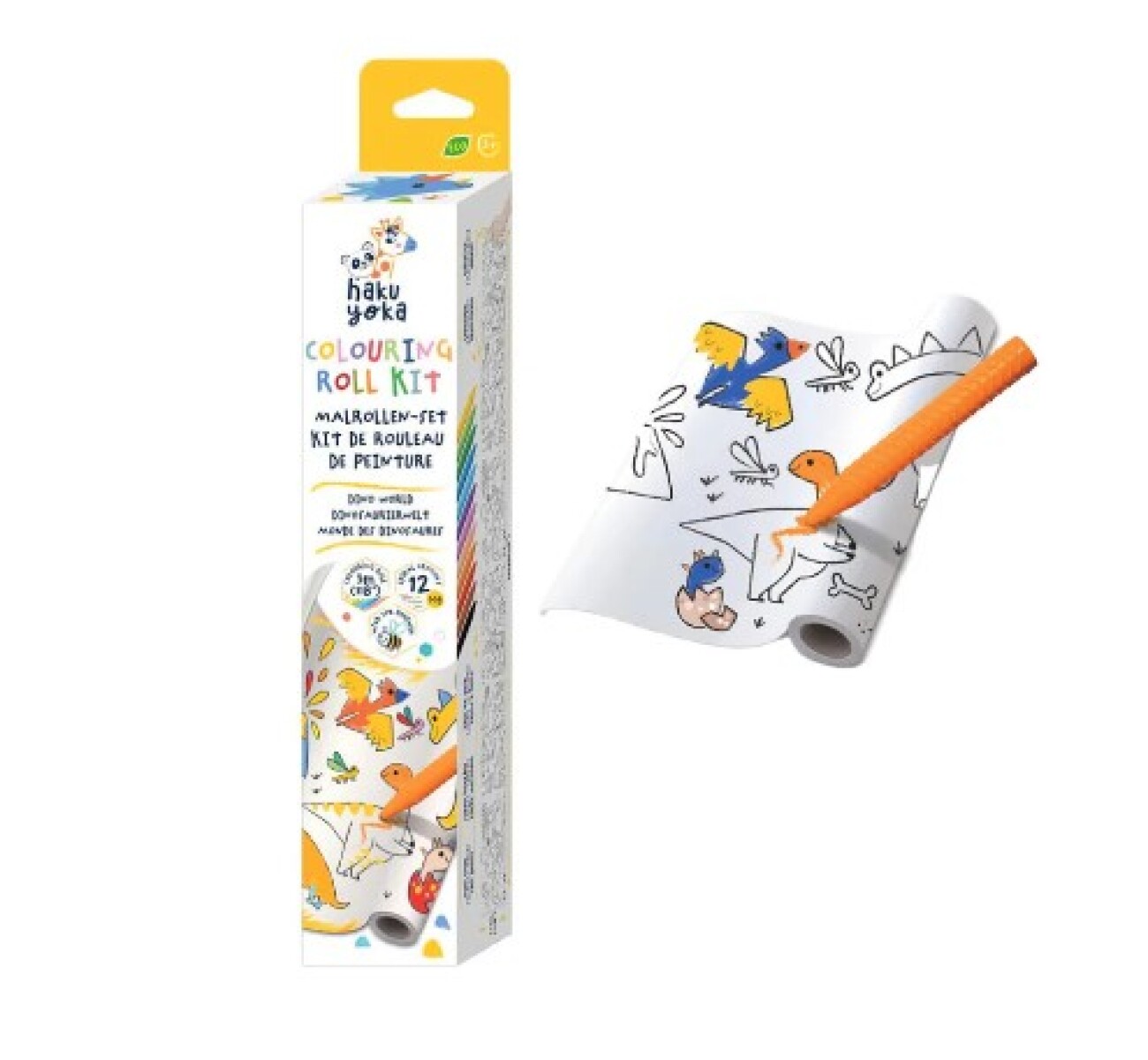 Roll para colorear 3mts Mundo Dino- Avenir - Roll Para Colorear 3mts Mundo Dino- Avenir 