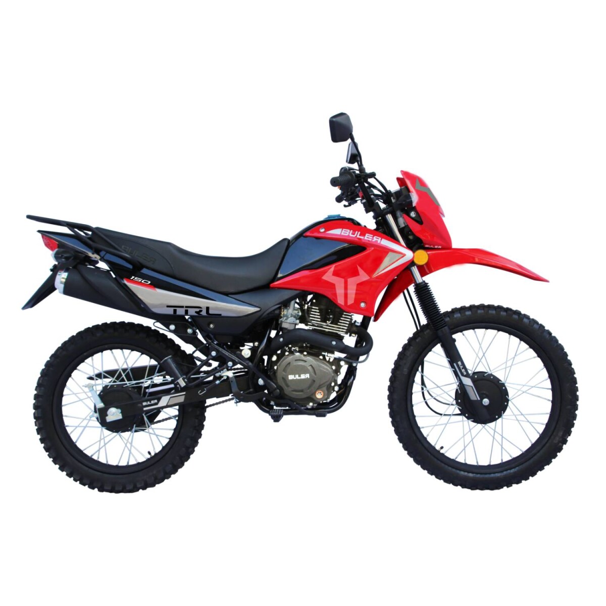 Motocicleta Buler Trail TRL 150cc - Rayos - Rojo 