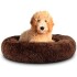 Cucha Cama Colchon Puff Plush 70cm Mascota Antiestress Color Variante MARRON
