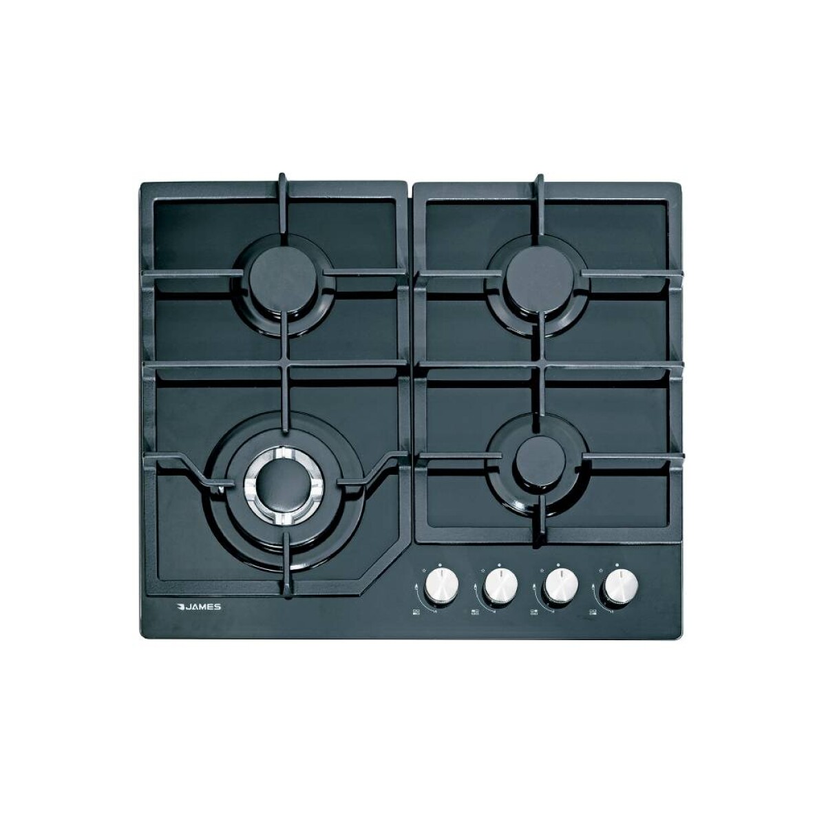 Anafe James 4 H AG vidrio negro 