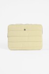 Estuche porta laptop pespunte verde